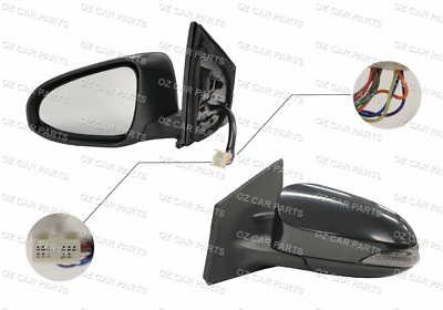 DOOR MIRROR PASSENGER SIDE FOR TOYOTA COROLLA ZRE182 HATCH 2012-2015 NEW 9 PIN