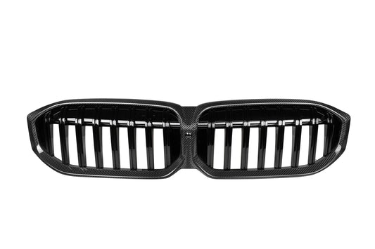 M Performance Style Pre Pregged Dry Carbon Fiber Grille (Single Slat) for BMW 3 Series G20 LCI 2023+