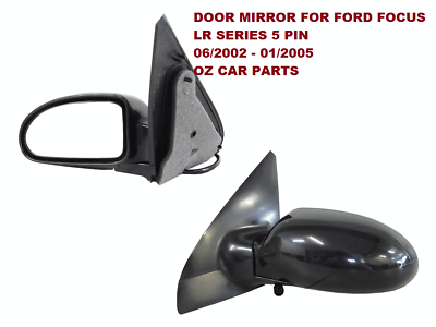 LEFT SIDE DOOR MIRROR FOR FORD FOCUS LR SERIES NEW 2002-2005 NEW 5 PIN