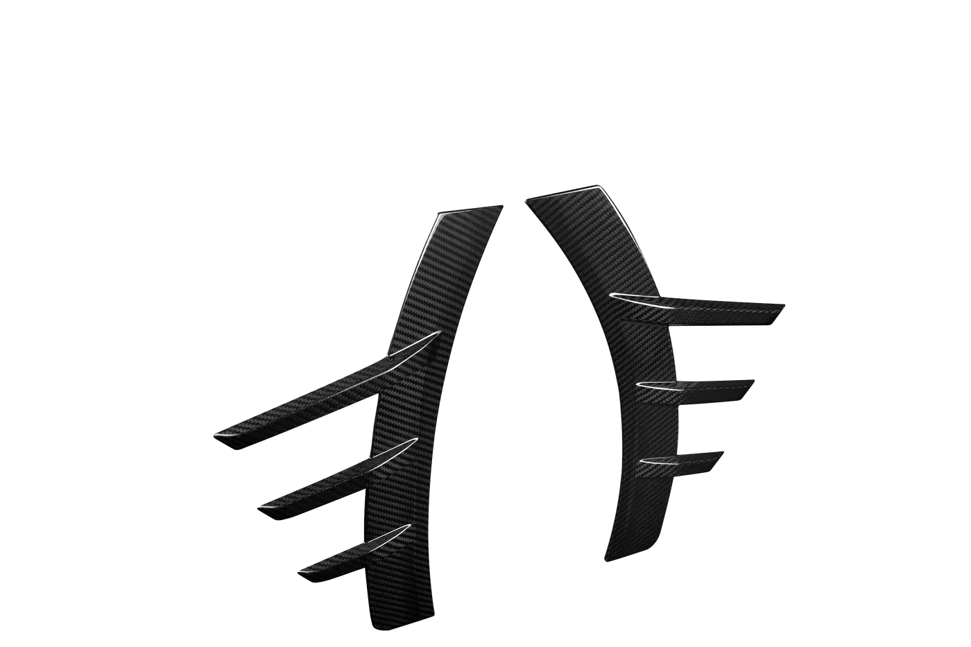 M Performance Style Pre Pregged Dry Carbon Fiber Rear Fender Arch Trim Set for BMW M2 G87 2023+