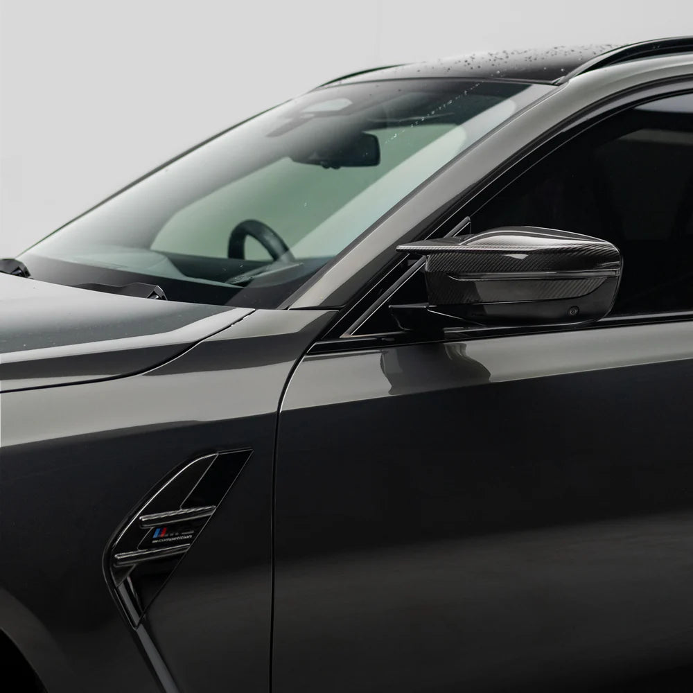 M-Performance Style Pre Pregged Dry Carbon Fiber Mirrors Caps for BMW M240i G42 / M340i LCI /M2 G87 / M3 G80 G81 / M4 G82 G83 2020+