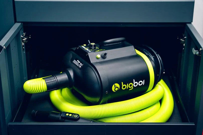 BigBoi BLOWRPRO+ (PLUS) MKII Professional Adjustable Speed Car Air Dryer with 9m Hose