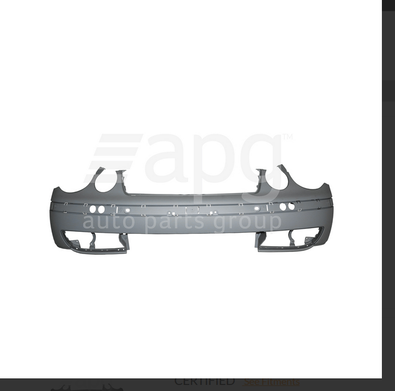 GENUINE FRONT BAR COVER BUMPER FOR Volkswagen Polo 9N 7/2002-10/2005