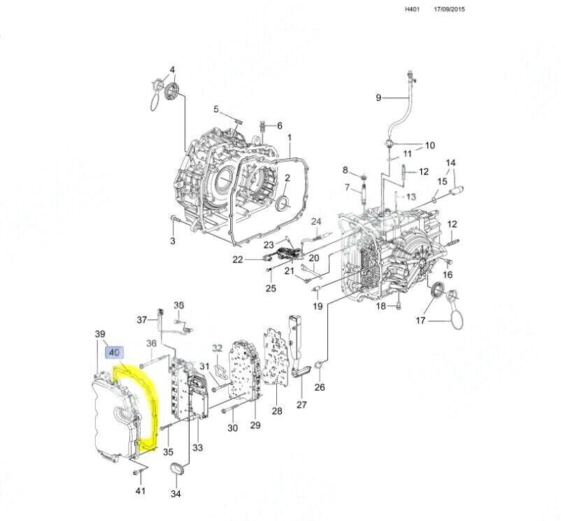 GENUINE Transmission Valve Body Gasket FOR BK Astra Hatch (2017â€“2020) â€“ MNU MHG