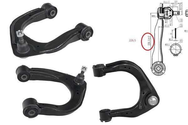 NEW RIGHT FRONT UPPER CONTROL ARM FOR FORD RANGER PX -1  09/2011-05/2015 225MM