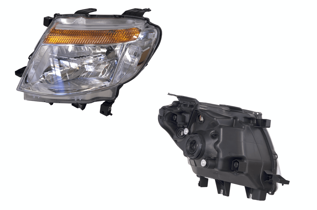 HEADLIGHT LEFT HAND SIDE FOR FORD RANGER PX SERIES 1 09/2011 ~ 05/2015 CHROME