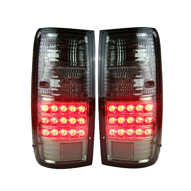 Tail Light Rear Lamp For Toyota Landcruiser 80 Series Smoke Black LED Pair