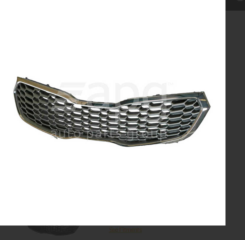 GENUINE FRONT GRILLE FOR KIA CERATO 4/2013-5/2016 4/5-DOOR