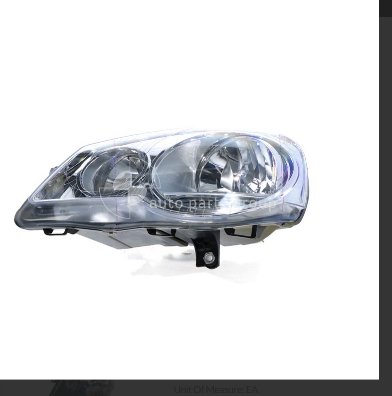 NEW LEFT HEADLIGHT FOR VOLKSWAGEN VW POLO 9N 11/2005-4/2010 HATCH HALOGEN ELECTR