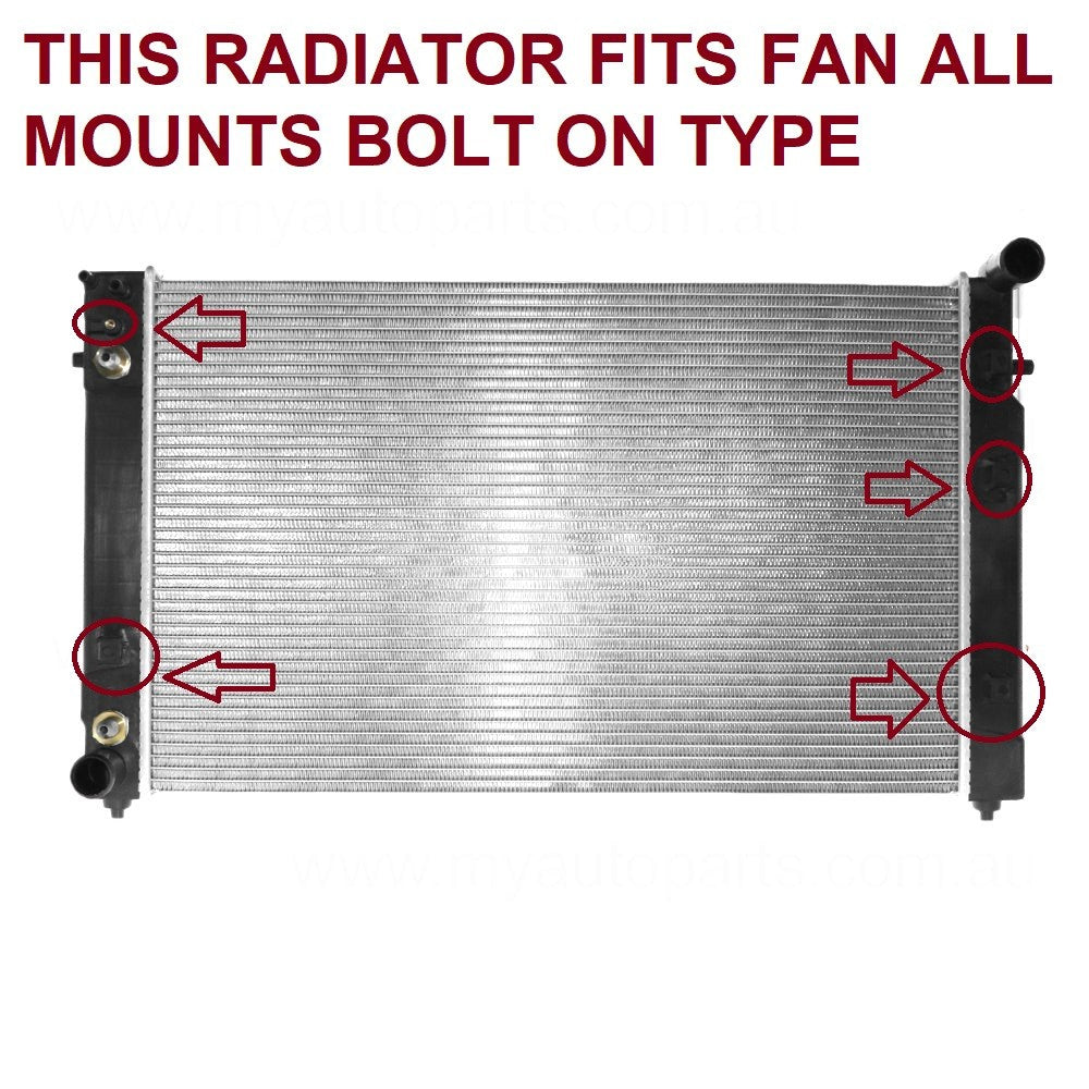 NEW RADIATOR FOR HOLDEN COMMODORE VX SS V8 5.7 V8