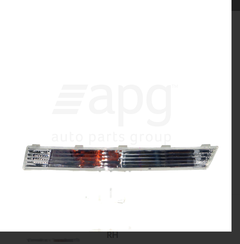 NEW Front Bar Park-Indicator LEFT LIGHT FOR VOLKSWAGEN PASSAT 3/2006-3/2011