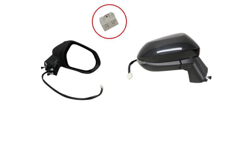 NEW RIGHT SIDE DOOR MIRROR FOR TOYOTA COROLLA ZWE211 06/2018-ON 8-PIN