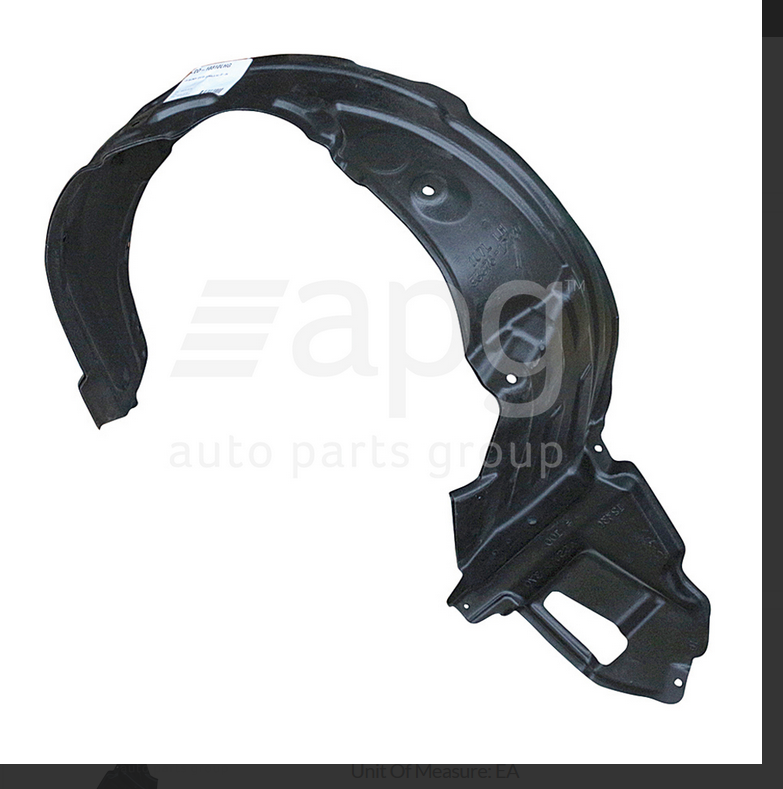 NEW LEFT FRONT INNER GUARD LINER FOR TOYOTA COROLLA 10/2001-4/2004