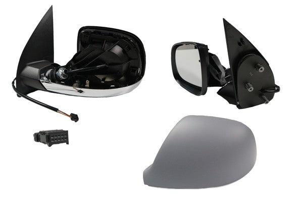 NEW LEFT SIDE DOOR MIRROR FOR VOLKSWAGEN AMAROK 2H 09/2016-ON NON AERIAL-TYPE