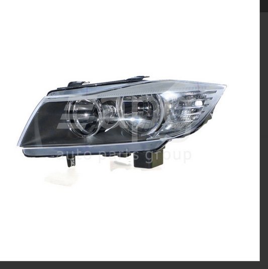 NEW LEFT HEADLIGHT FOR BMW 3-SERIES E90 10/08-12/11 ELECTRIC ADJUST TYPE HALOGEN