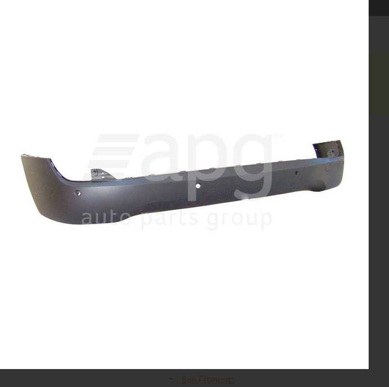 GENUINE REAR BUMPER BAR LOWER FOR HYUNDAI IX35 10/2013-5/2015 WITH SENSOR TYPE