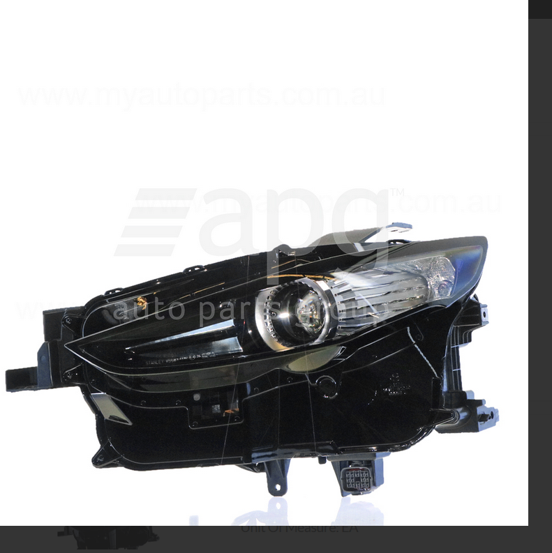 GENUINE LEFT HEADLIGHT FOR MAZDA CX-30 11/2019-9/2023 LED WITHOUT Adaptive TYPE