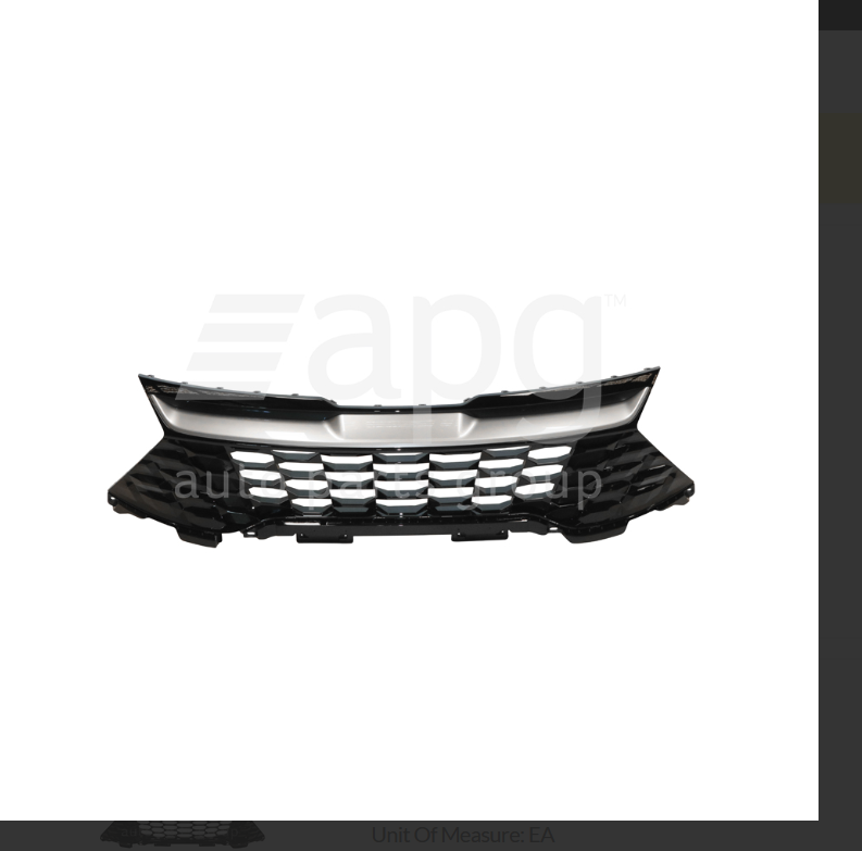 GENUINE FRONT GRILLE FOR KIA SPORTAGE S 9/2021-ON