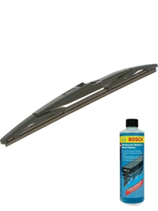 Bosch Rear Wiper Blade 300mm + Windshield Washer Fluid Fits Holden, Opel, Ssangy