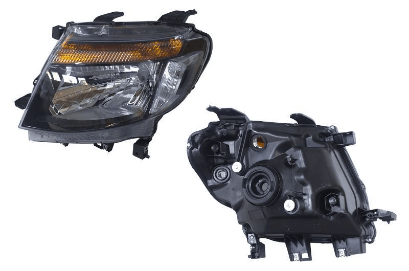 HEAD LIGHT LAMP LEFT HAND SIDE PASSENGER FOR FORD RANGER PX 1 BLACK 2011/2015