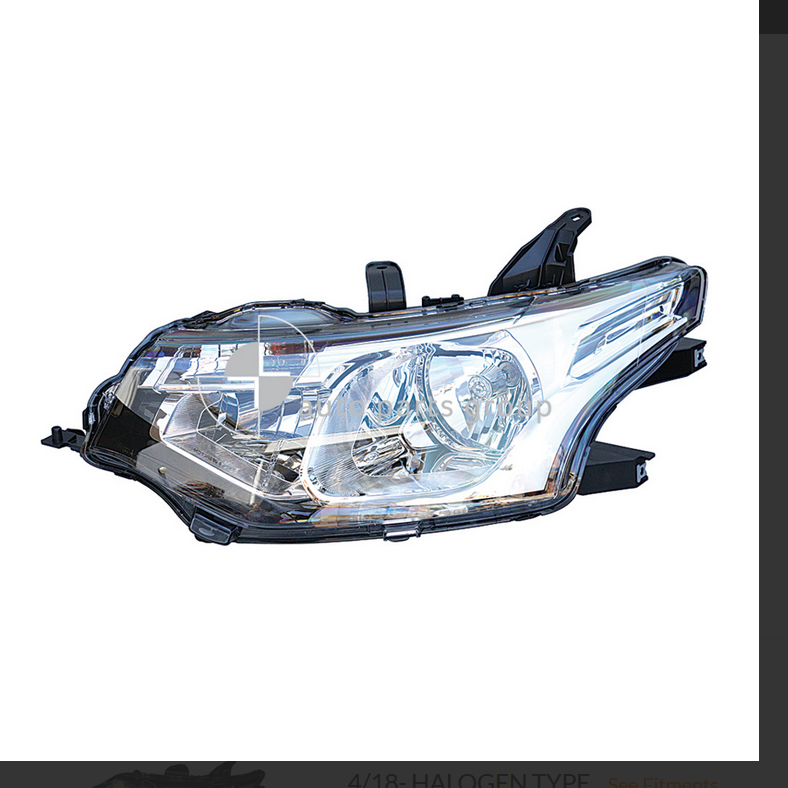GENUINE LEFT HEADLIGHT FOR MITSUBISHI OUTLANDER ZJ 11/2012-1/2015