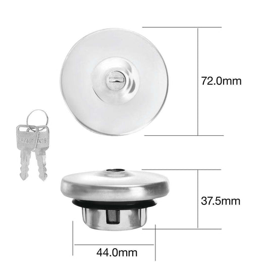NEW FUEL CAP WITH KEY FOR Early MODEL CARS Locking Fuel Cap