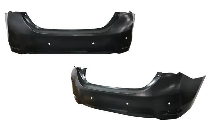 NEW REAR BAR BUMPER FOR TOYOTA COROLLA 12/2013 ~ 12/2019 ZRE172 4 SENSOR HOLES