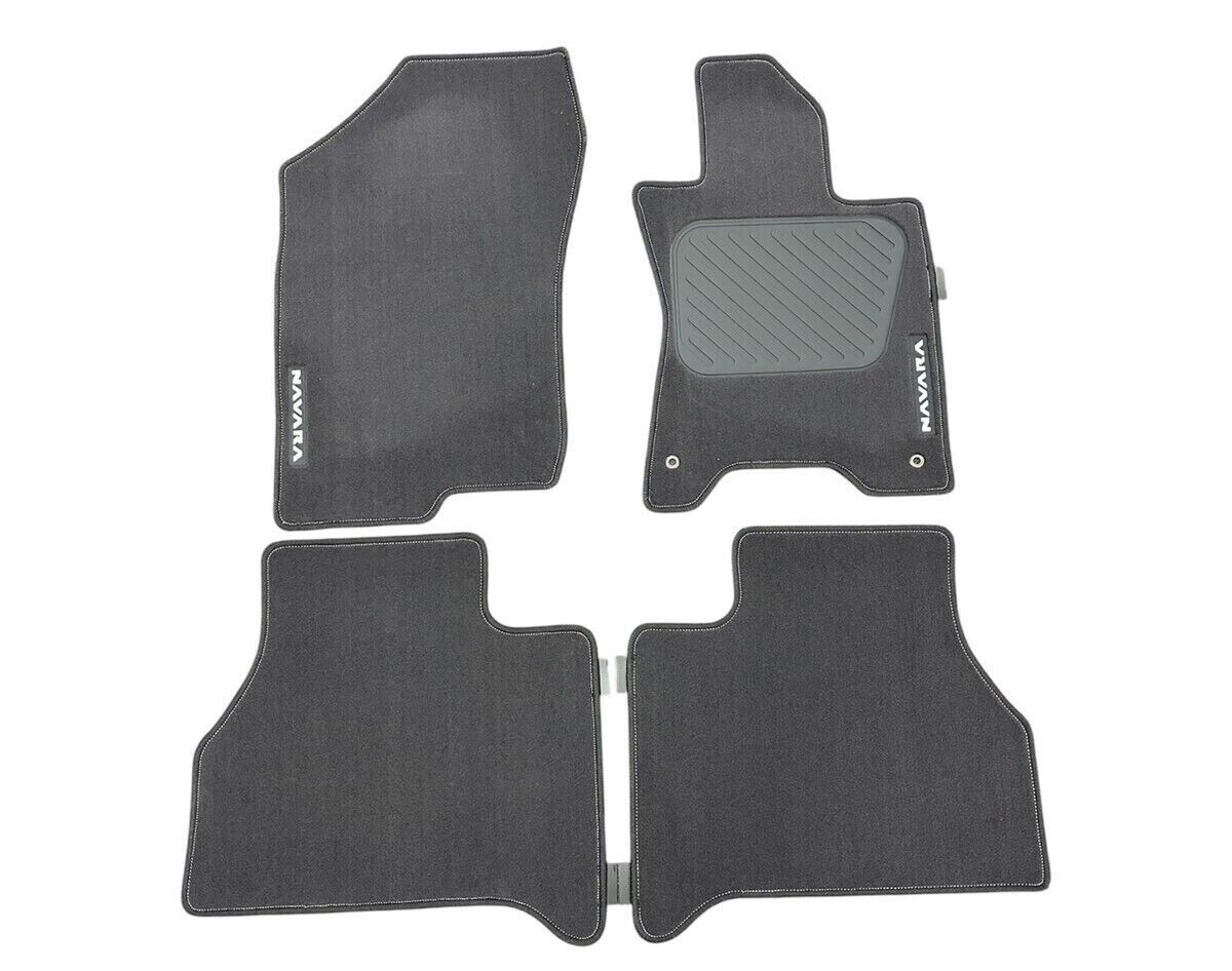GENUINE FRONT & REAR FLOOR MAT CARPET SET FOR NISSAN NAVARA D23 ST-X 11/2020- ON