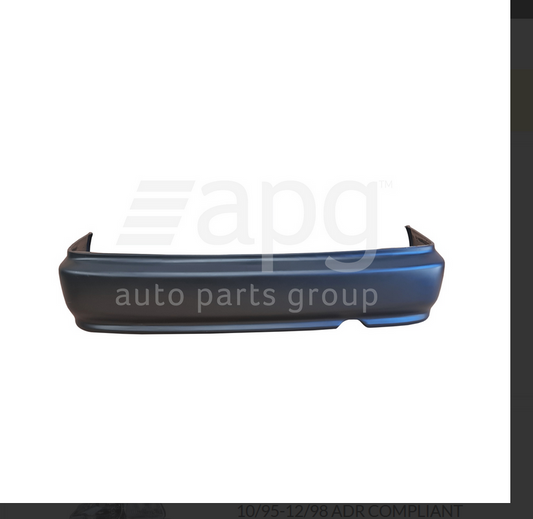 NEW REAR BAR COVER BUMPER FOR Honda Civic 1/1999 -10/2000 4-DOOR W/O MOULD TYPE