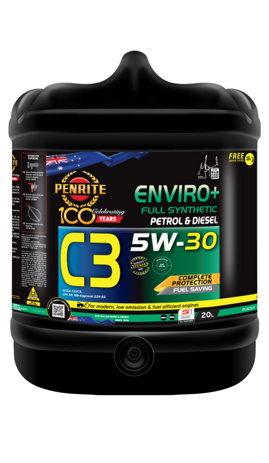 20-L ENGINE OIL *PENRITE* EPLUSC3020 ENVIRO+ C3 5W-30 (FULL SYN.) Full Synthetic