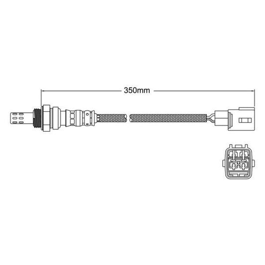 NEW Exhaust O2 Oxygen Sensor FOR Toyota Echo 1.3L-1.5L 1NZFE 2NZFE ENGINE