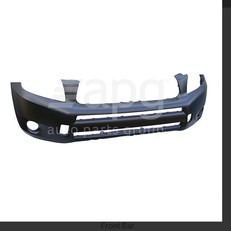 NEW FRONT BUMPER BAR FOR TOYOTA RAV4 11/2005-8/2008 WITH FLARE HOLE TYPE RAV-4