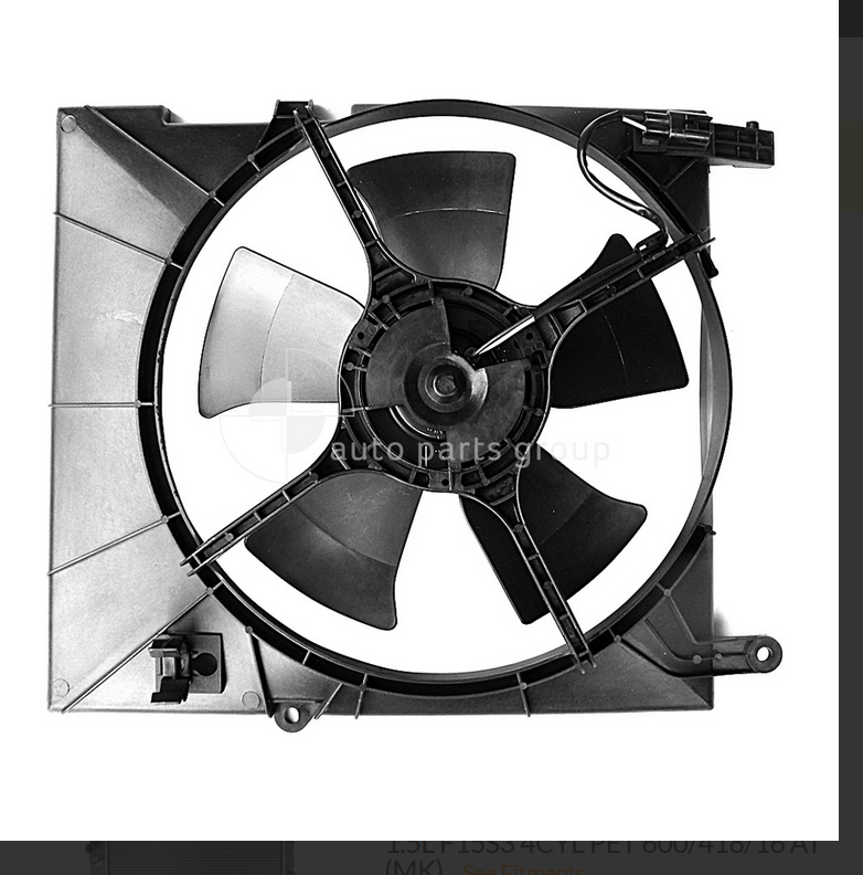 NEW ENGINE FAN FOR Daewoo Kalos T200 12/05-6/08 1.6L 4CYL F16D 1.5L F15S3 4CYL P