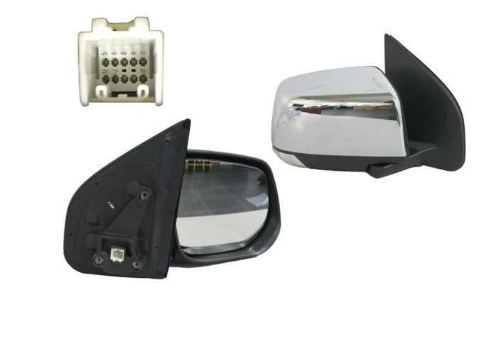 NEW RIGHT SIDE DOOR MIRROR FOR ISUZU MU-X 2WD/4WD LIGHT + FOLDING-TYPE 8-PIN