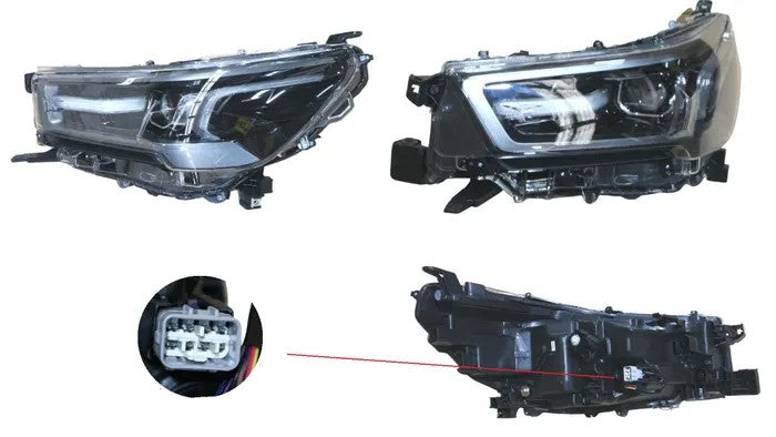 NEW LEFT HEADLIGHT FOR TOYOTA HILUX WORKMATE,SR,SR HI-RIDER 4WD 05/2020-ON LED