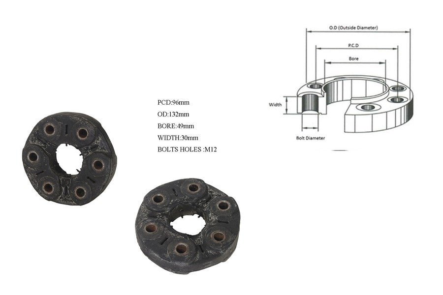 NEW TAIL SHAFT COUPLING FOR BMW 3 SERIES  F36/E4  11/1988 - 2019 TAILSHAFT MOUNT