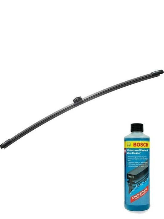 Bosch Rear Wiper Blade 380mm + Windshield Washer Fluid Fits Volkswagen Touareg,