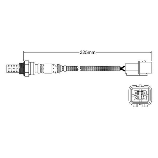 NEW Exhaust O2 Oxygen Sensor FOR Mitsubishi GRANDIS WAGON 2.4L 4G69 2003-2009