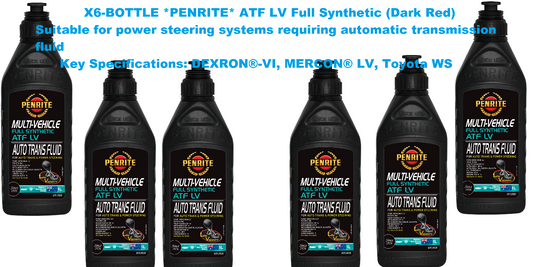 6-L-Automatic Transmission Fluid Oil PENRITE ATFLV001 Full Synthetic (Dark Red)