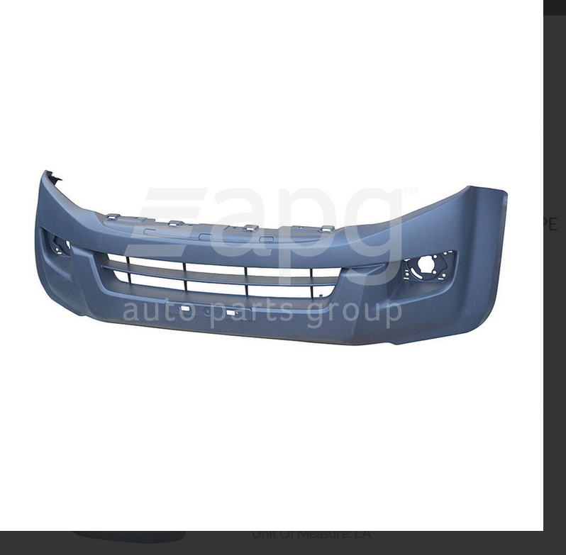 GENUINE FRONT BAR BUMPER FOR ISUZU D-MAX 6/12-1/17 2WD HIGHRIDE / 4WD TYPE