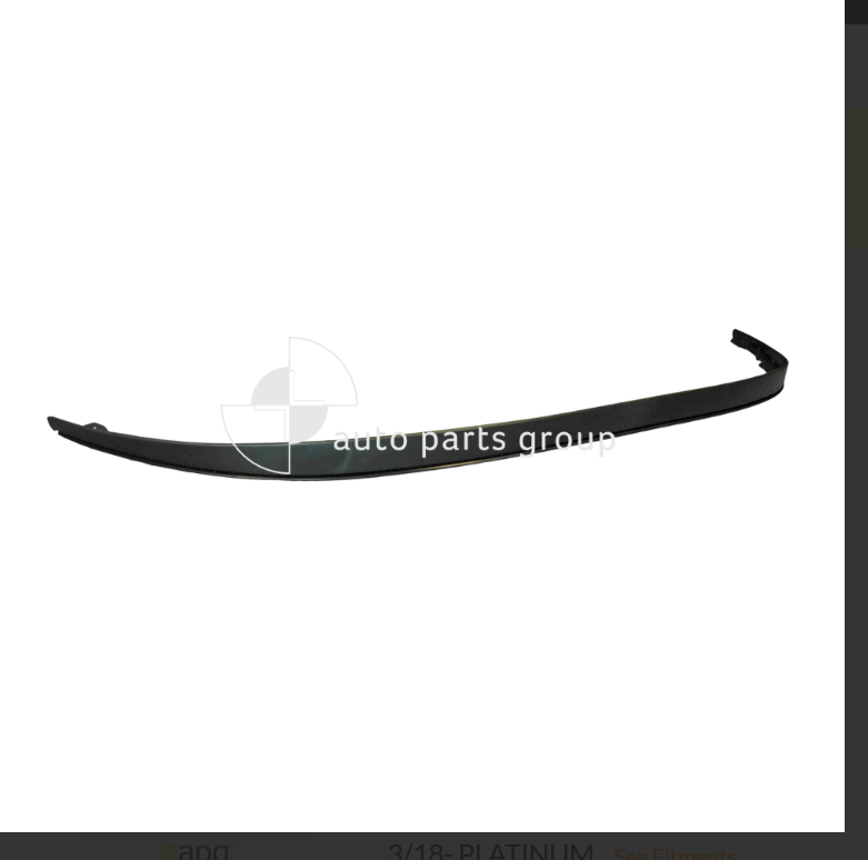 Genuine Front Bar Mould Spoiler FOR Kia Carnival YP 3/2018-9/2020 S SI SLI MODEL