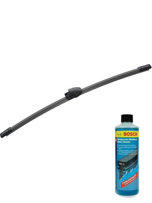 Bosch Rear Wiper Blade 330mm + Windshield Washer Fluid Fits Volkswagen Polo, Gol