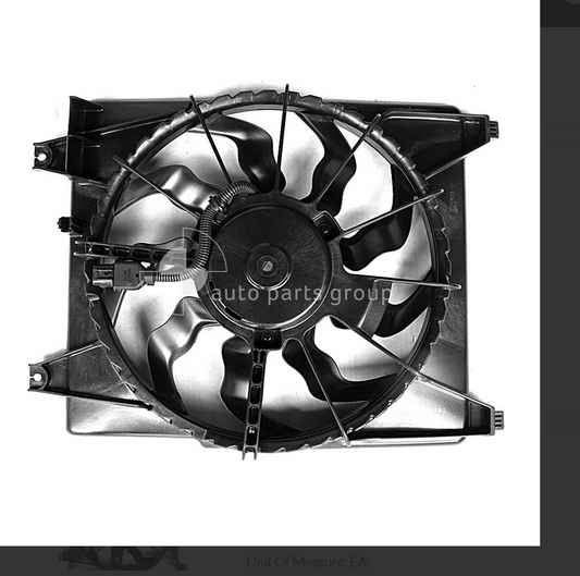 NEW AC CONDENSER FAN FOR HYUNDAI ILOAD IMAX 2/2008-11/2016 2.4L G4KG8 4CYL PET