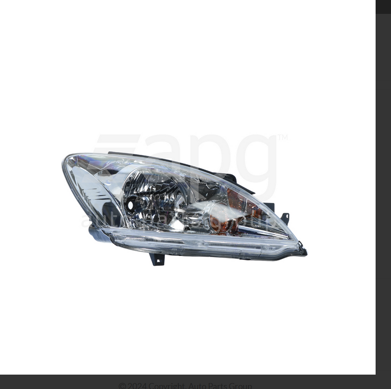 NEW RIGHT HEADLIGHT FOR MITSUBISHI LANCER CH ES/LS/EXCEED 7/03-9/07 SEDAN-WAGON