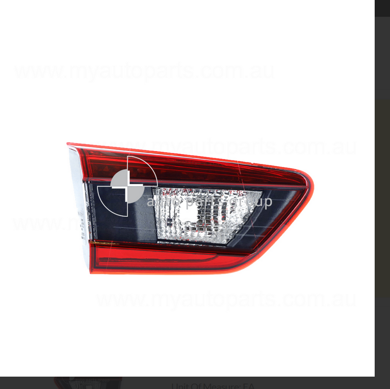 GENUINE LEFT TAILGATE LIGHT FOR Subaru Impreza G5 12/2019-ON HATCH