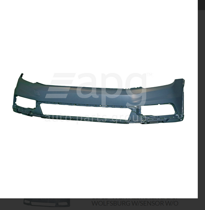 GENUINE FRONT BUMPER BAR FOR VOLKSWAGEN PASSAT 10/15- WGN ALLTRACK & 1/17 WOLFSB