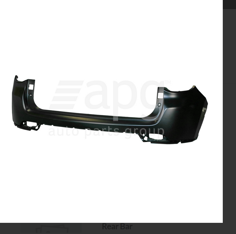 GENUINE REAR BUMPER BAR FOR JEEP COMPASS 9/2017-ON