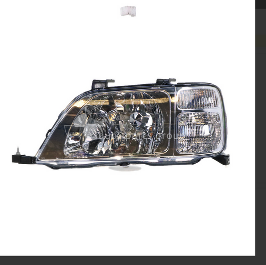NEW PASSENGER LEFT HEADLIGHT LAMP FOR HONDA CR-V 10/1997-11/2001 CHROME