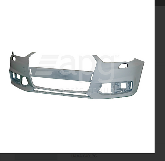 GENUINE FRONT BUMPER BAR FOR AUDI A1 9/2015-8/2019 HEADLIGHT WASHER TYPE