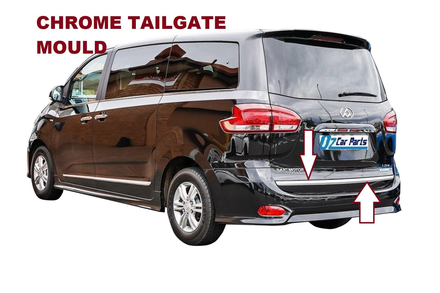 GENUINE TAILGATE CHROME MOULD FOR LDV G10 VAN 2015-ON TAIL GATE MOULD TRIM